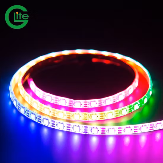 LED Digital Strip Full Color 5m 144LEDs LED Strip Ws2812b Ws2813 Chip RGB LED Strip Addressable Built-in