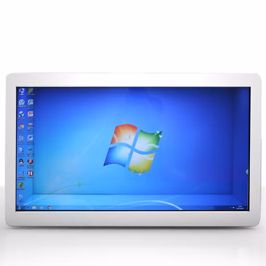 21,5 pouces Transparent publicité commerciale réseau d'affichage WiFi média vidéo lecteur publicitaire LCD signalisation numérique interactif kiosque à écran tactile