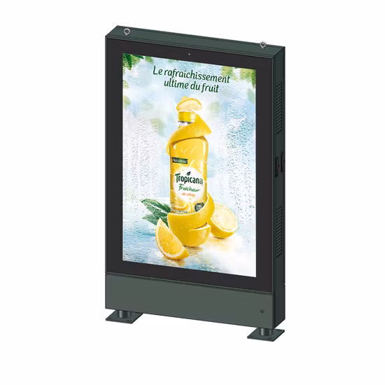 2022 Nouveau style Outdoor P6 LED Screen Light Box et Digital Mupi