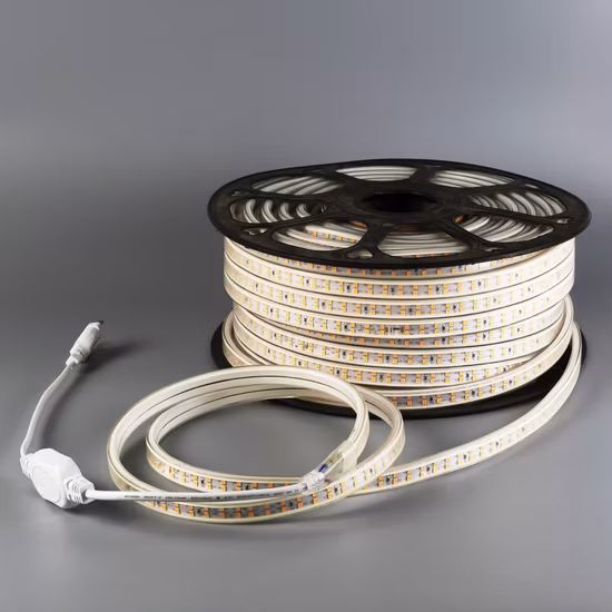 AC110/AC127V/AC230V/260V 8mm/10mm/12mm/13mm/15mm/16mm 180LED/Mac Bande flexible LED haute tension pour chantiers de construction, tunnel, entretien des routes, éclairage d'arbre