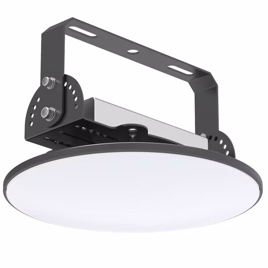 Lustre suspendu circulaire d'épaisseur moyenne en acrylique allumant la lumière ambiante - LED intégrée