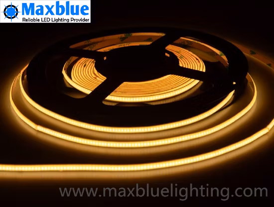 Bande LED COB rouge/vert/bleu/jaune/rose/orange éclairage linéaire sans point lumière ambiante