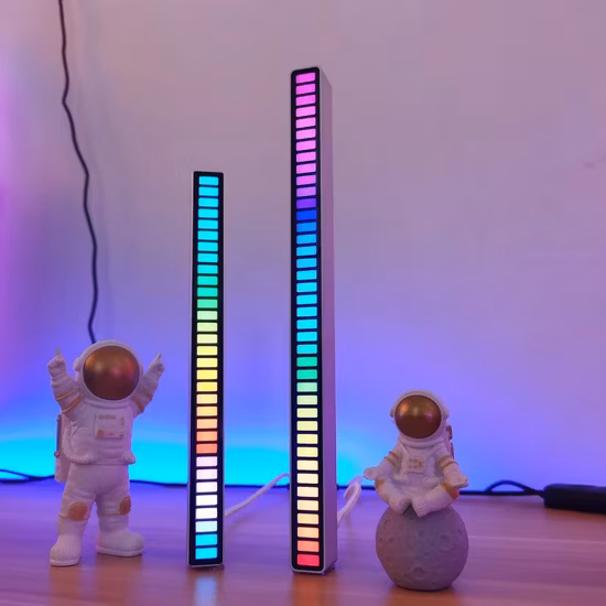 RGB Ambient Voice Activated USB Strip LED Rhythm Recognition Sound Control Pickup Music Rhythm Light